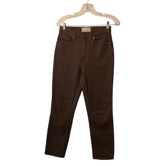 Everlane dark brown Original Cheeky Crop jeans size 26 - Picture 6 of 6